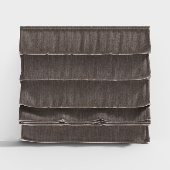 Stylish Low-Poly Curtain 3D model for Modern Interiors