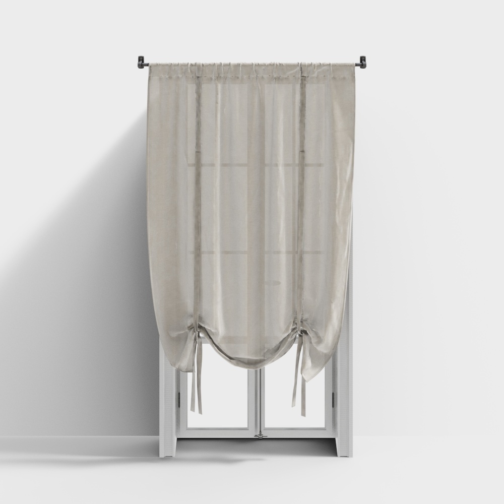 Modern fabric curtain