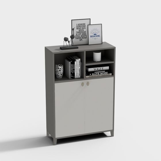 Gabinete lateral Gabinete alto Gabinete de archivo-Gabinete de archivo de estilo moderno