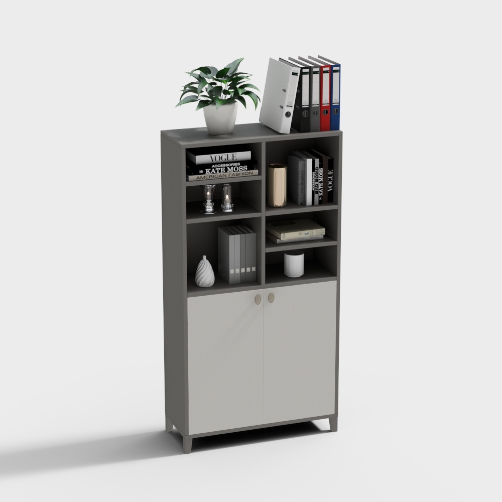 Gabinete lateral Gabinete alto Gabinete de archivos-Gabinete de archivos de doble capa moderno