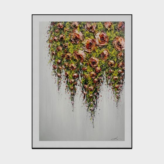 Drooping Rose 3D model for Creative Projects