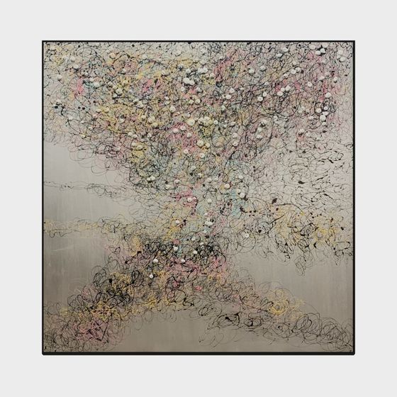 Vibrant Abstract Art 3D Model for Modern Designs