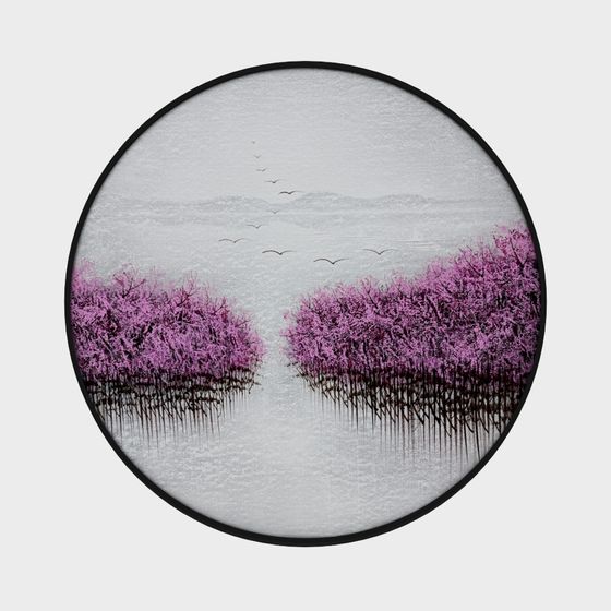 Dreamy Cherry Blossom Lake 3D model