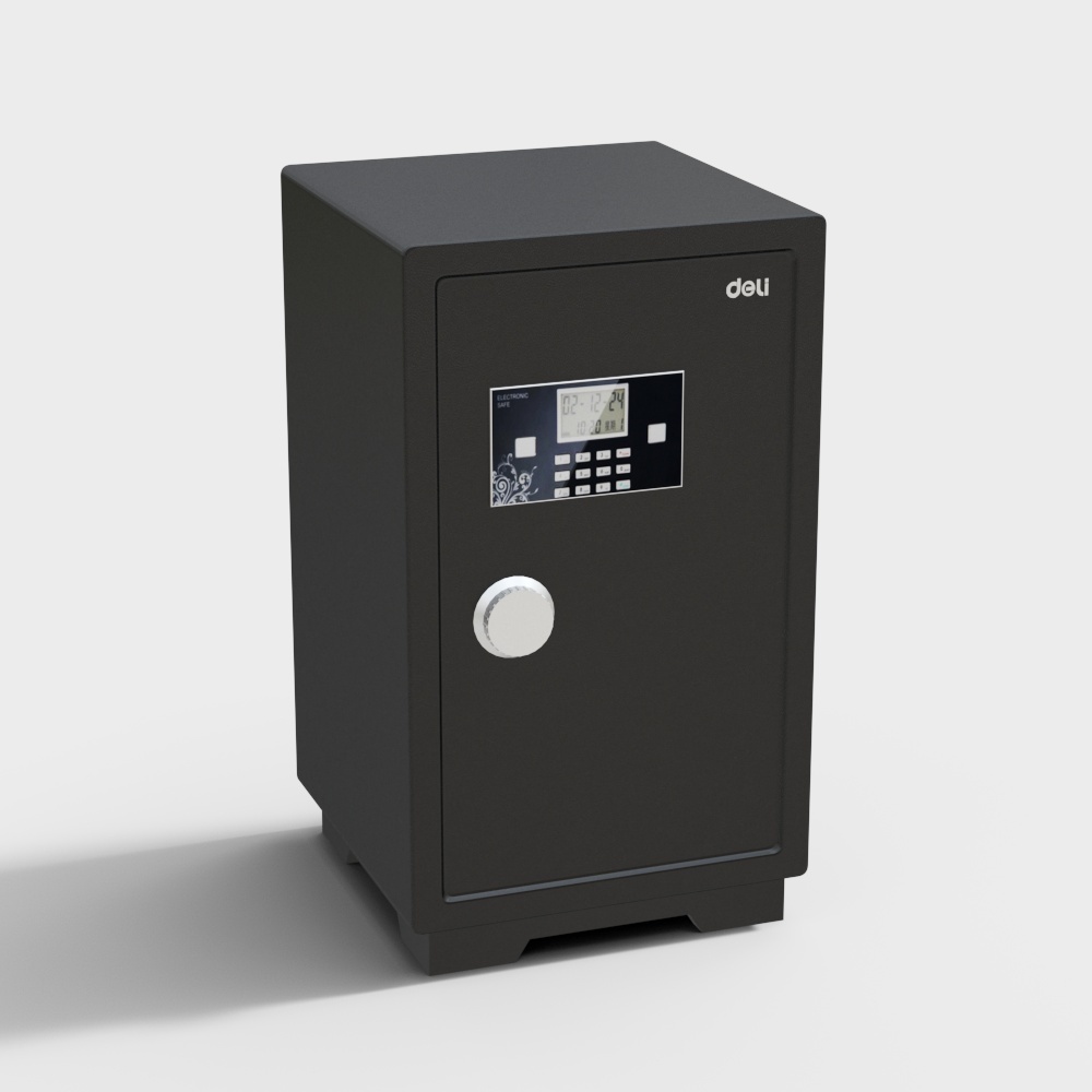 Stylish Electronic Safe 3D model for Creative Projects