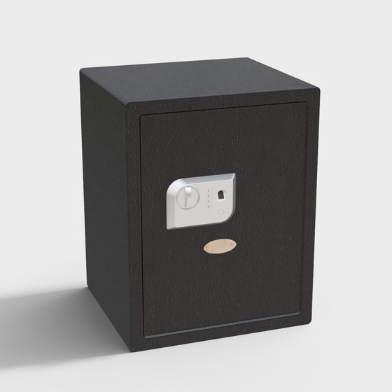 Stylish Safe 3D Model for Modern Design