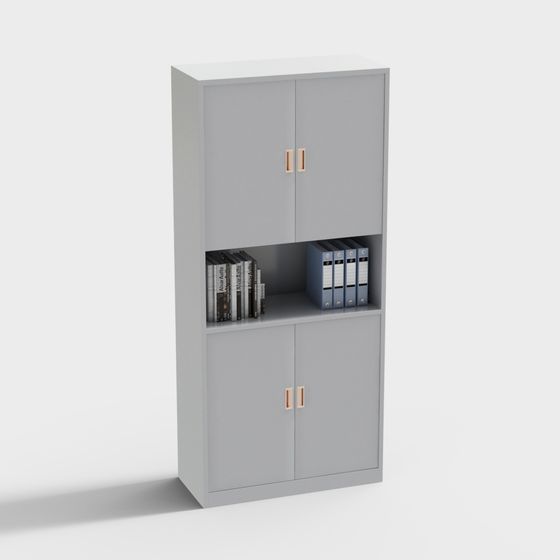 Modern Minimalist Storage Cabinet 3D model