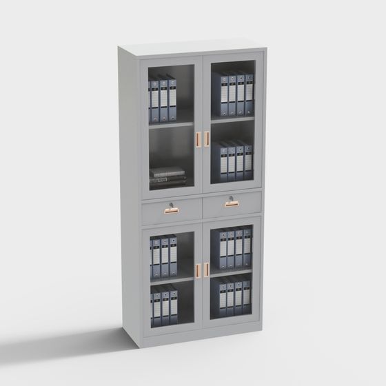 모던 사무실 서류 캐비닛-문 4개, 서랍 2개 서류 캐비닛