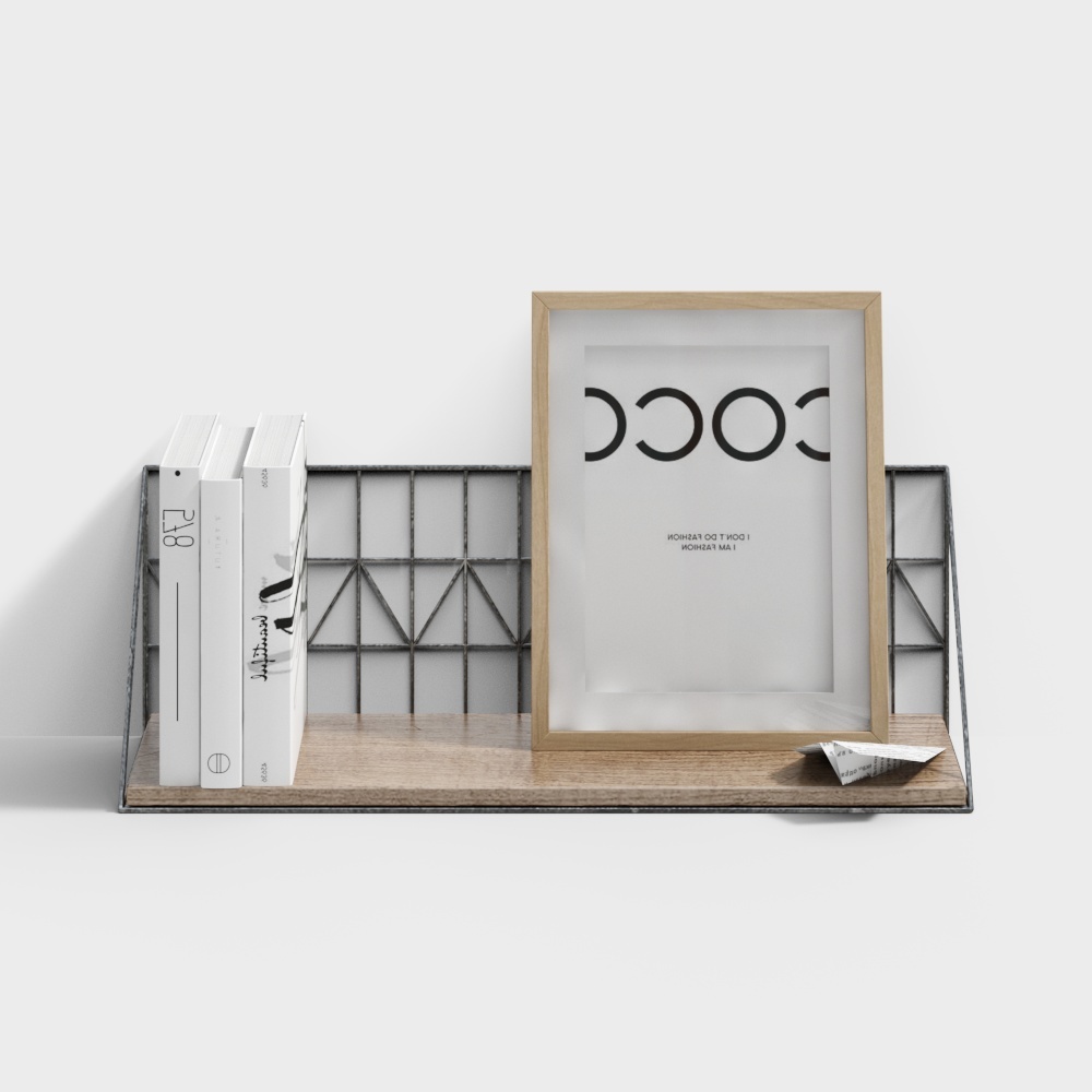 Mensola da parete nordica minimalista-9