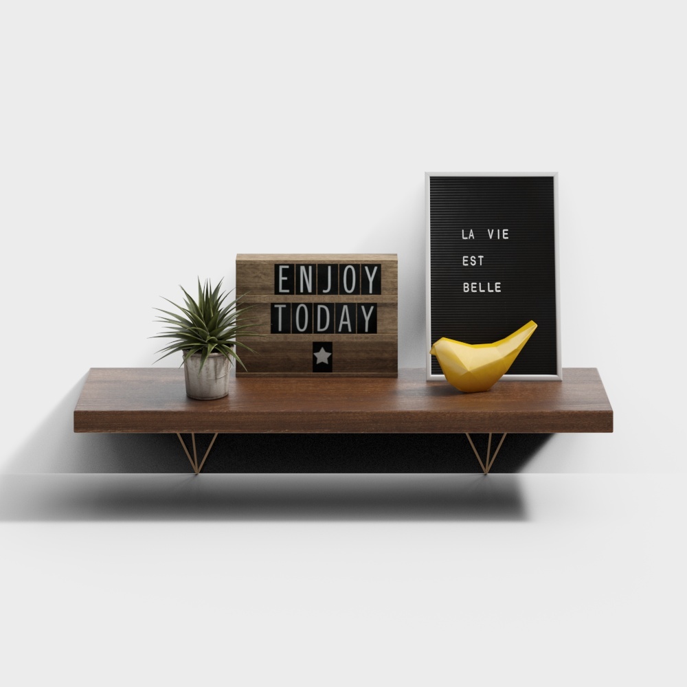 Kệ Treo Tường Đơn Giản Kiểu Bắc Âu-8