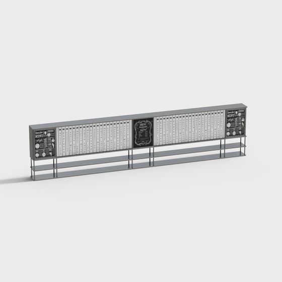 Modernes Café - Hängeschrank