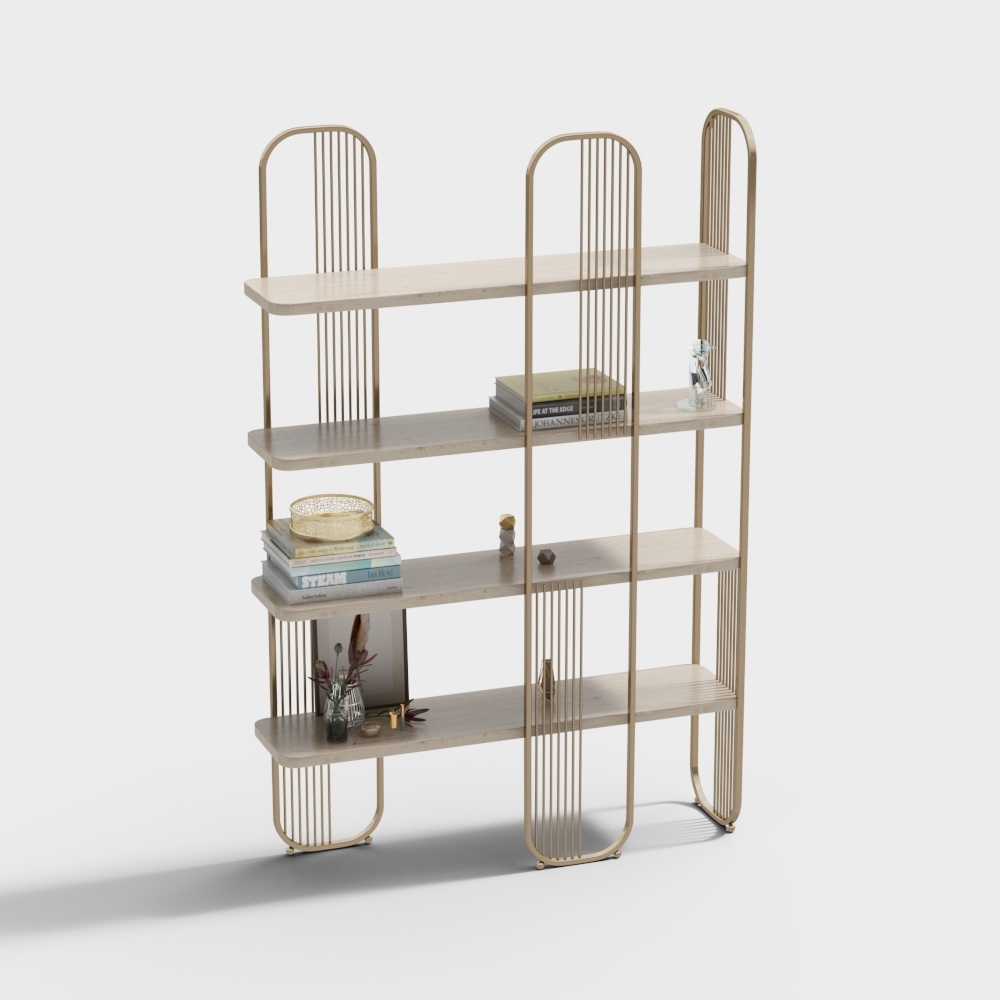 Modern decorative shelf bookshelf shelf