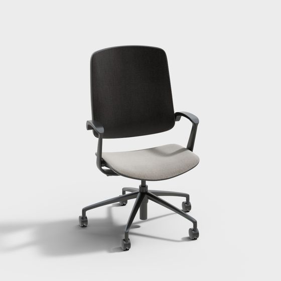 Modern Minimalist Office Chair 3D model