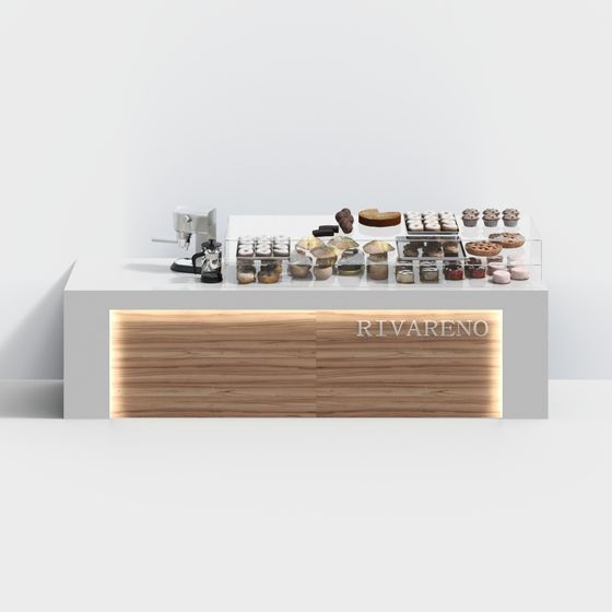 Rivareno Sweet Display Cabinet 3D model