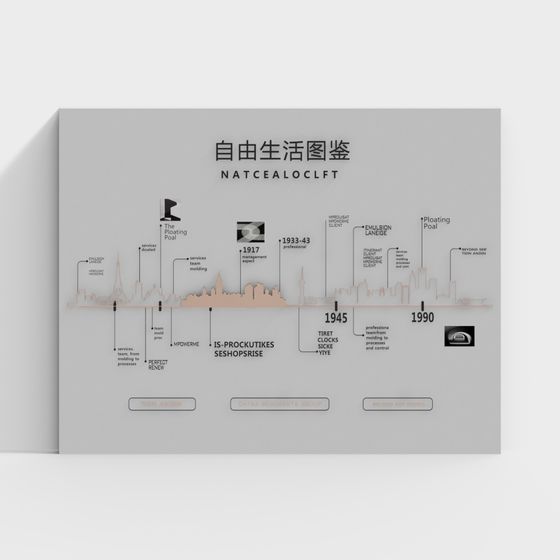 Freedom Living Guide 3D model in Low-Polygon Style