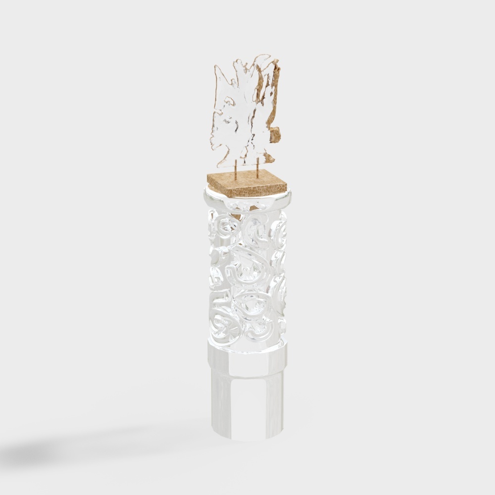 New Chinese style abstract crystal sculpture ornaments