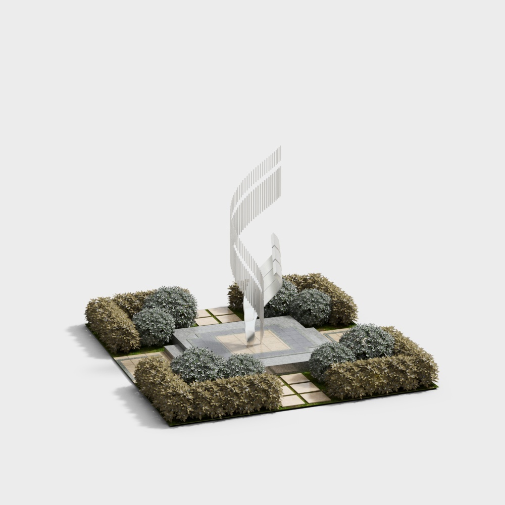 Urban Light 3D model - Modern Art Sculpture