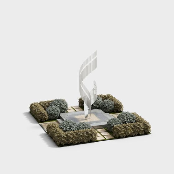 Urban Light 3D model - Modern Art Sculpture