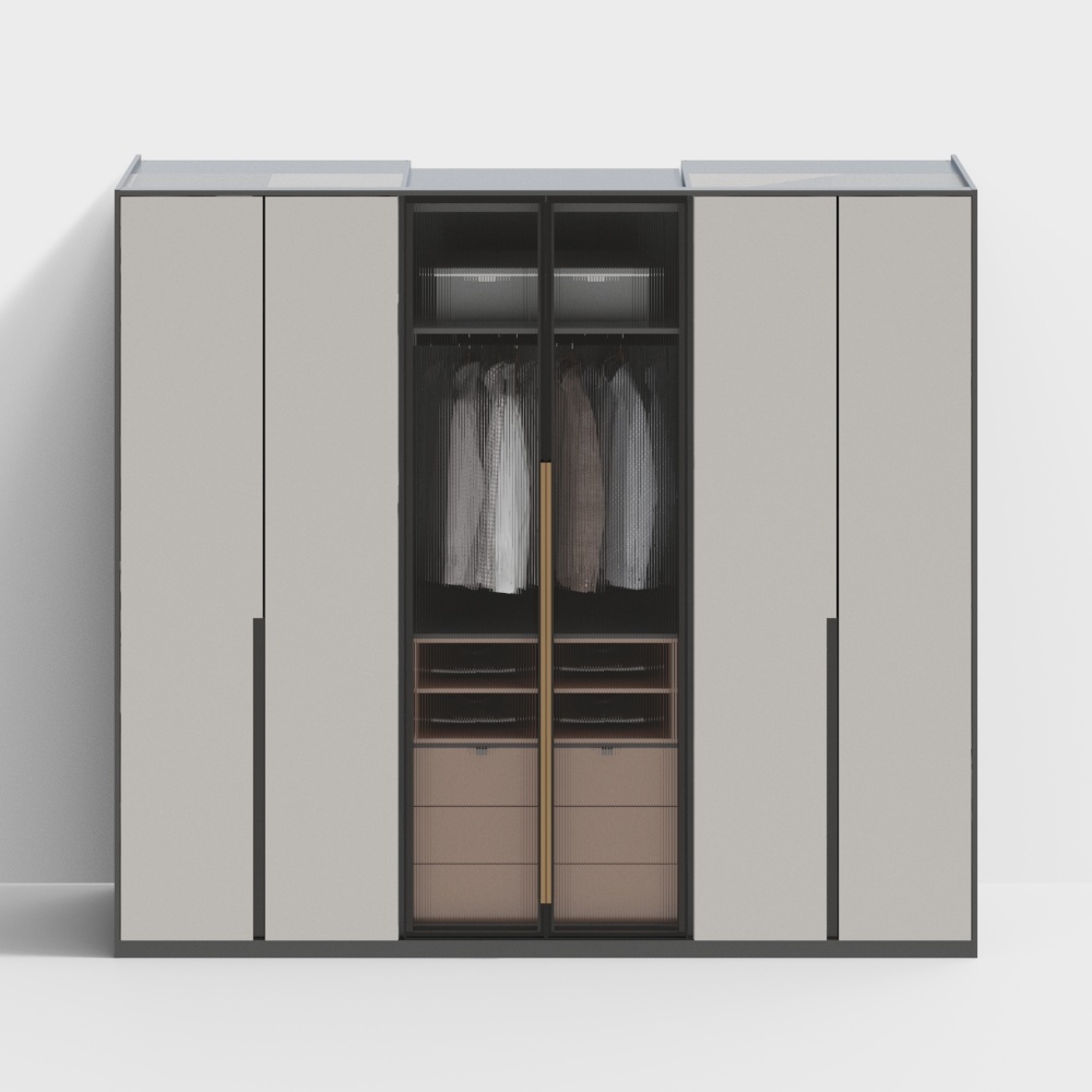 Urban Closet 3D model for Modern Interior Design