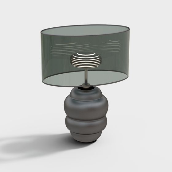 Chic 3D Table Lamp Model for Contemporary Spaces