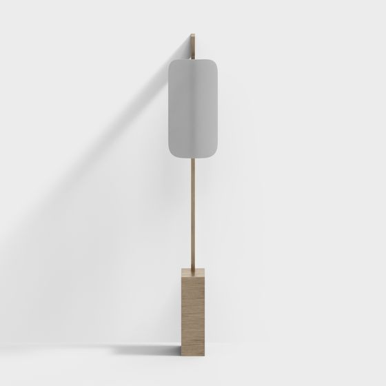 Urban Light Column 3D model for Modern Spaces