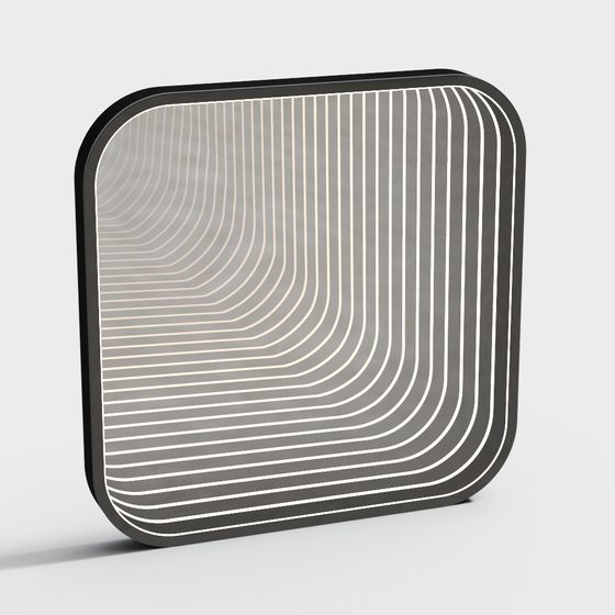 Unique Low Polygon 3D Model with Flowing Aesthetics