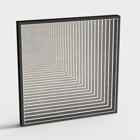 モダン幾何学的アビスミラー装飾ミラー