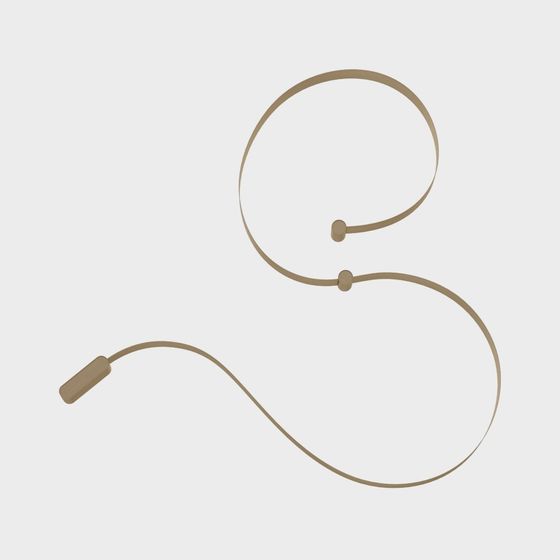 Stylish Low-Poly Headset 3D model