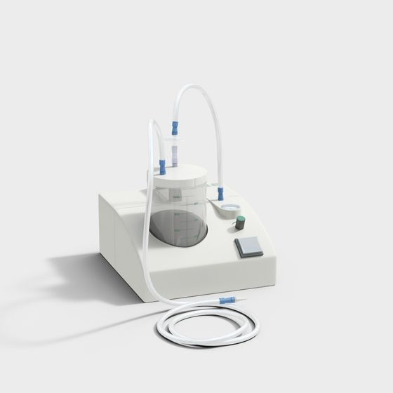 Minimalist Medical Suction Device 3D Model