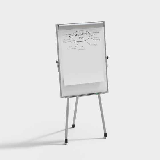 กระดานไวท์บอร์ดเคลื่อนที่แนวตั้งทันสมัย-ขนาดเล็ก