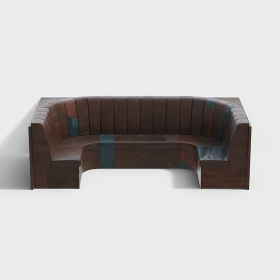 Stylish Low-Poly Sofa 3D Model