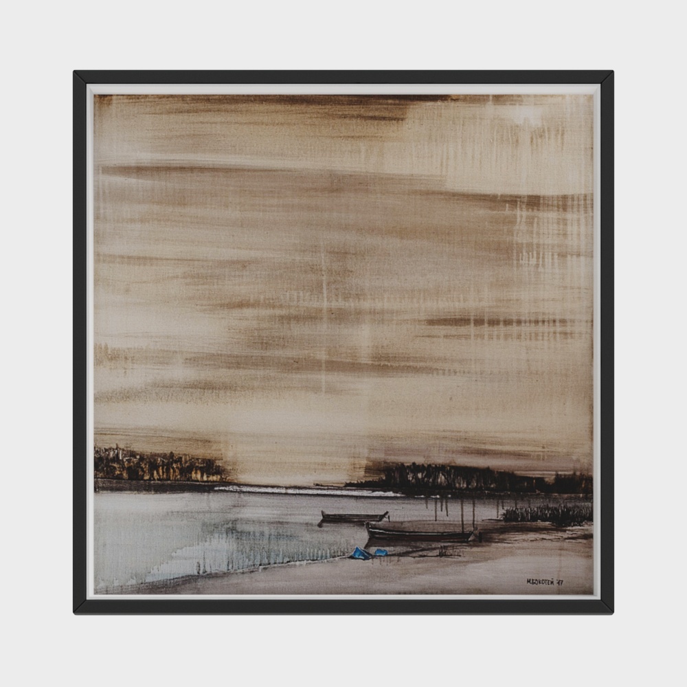 Modern landscape oil painting hanging painting-4