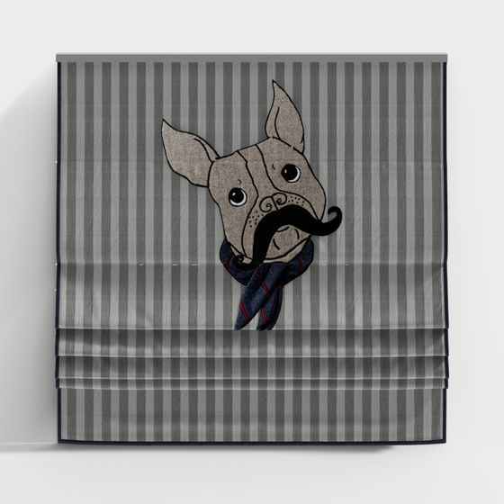 Charming Low-Poly French Bulldog 3D model