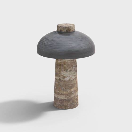 Mushroom Lamp 3D model - Modern Art Design
