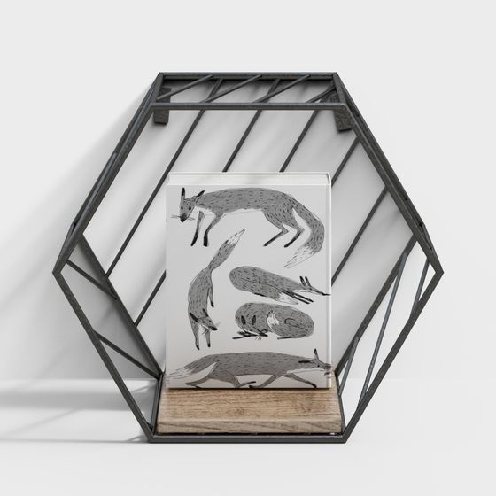 Forest Dance 3D model - Low Poly Foxes in Motion