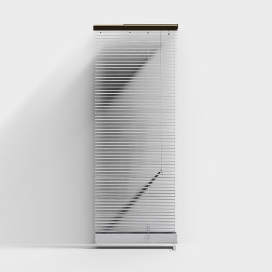 Minimalist 3D Blinds Model with Low Polygon Design
