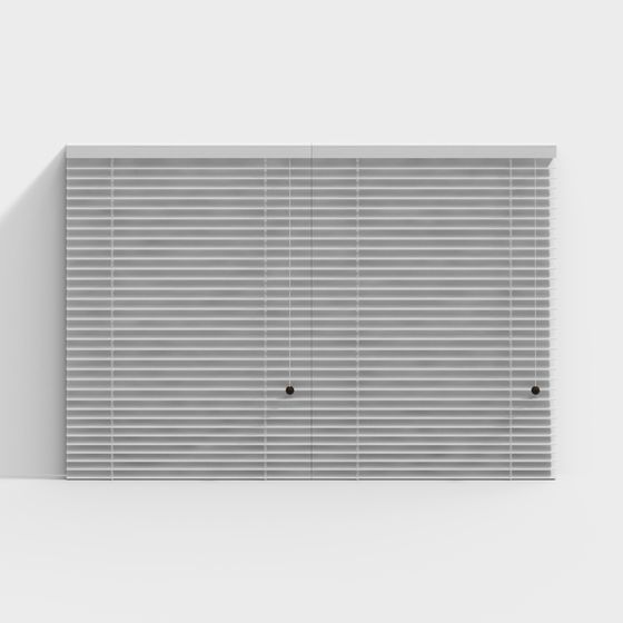Minimalist Louvered Window 3D model for Modern Projects