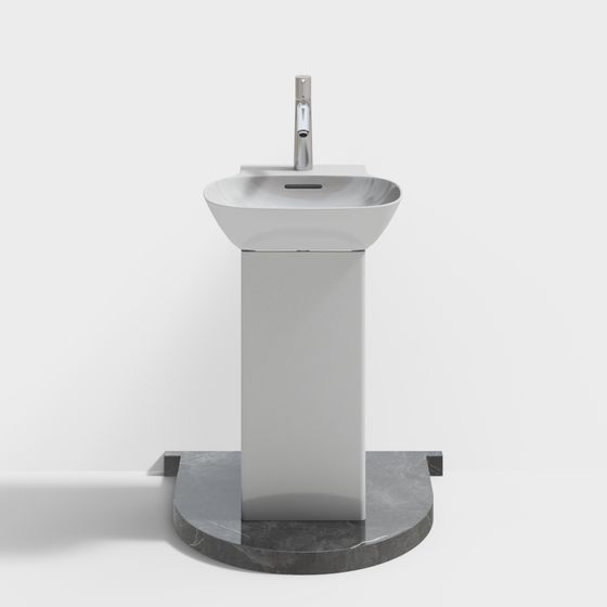 Urban Sink 3D model for Modern Spaces