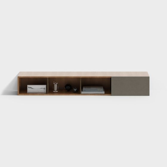 Urban Shelf 3D model - Modern Minimalist Design