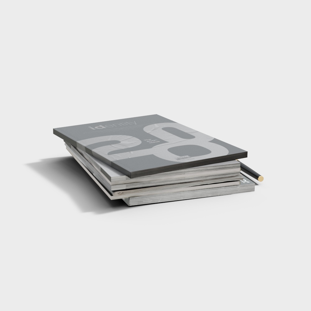 Modern books and magazines