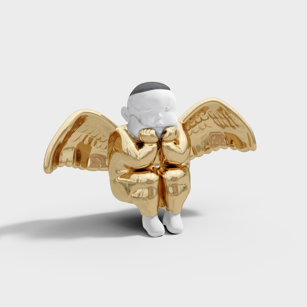 Điêu khắc hình hiện đại - Búp bê mặt kéo cánh