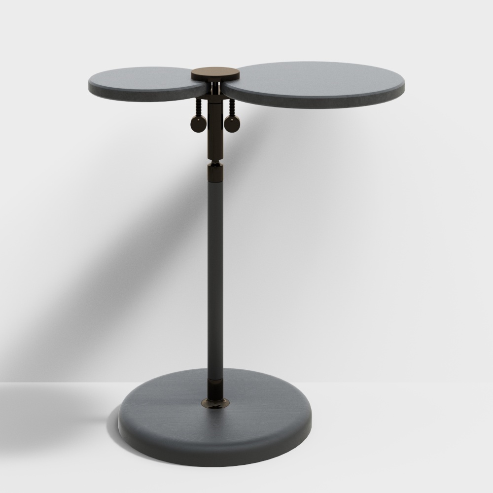 Elegant Rotating Double-Sided Round Table 3D Model