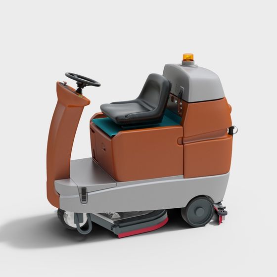 Vibrant Robotic Vacuum Cleaner 3D model