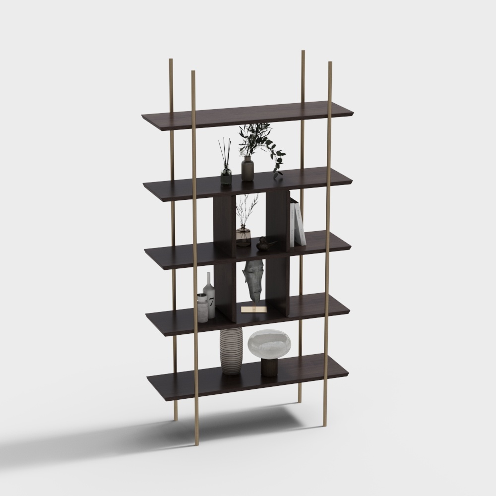 Modern decorative shelf bookshelf shelf