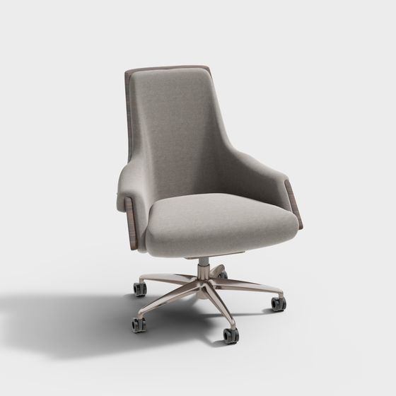 Moderne Lederbank - Holzbedruckter großer Stuhl