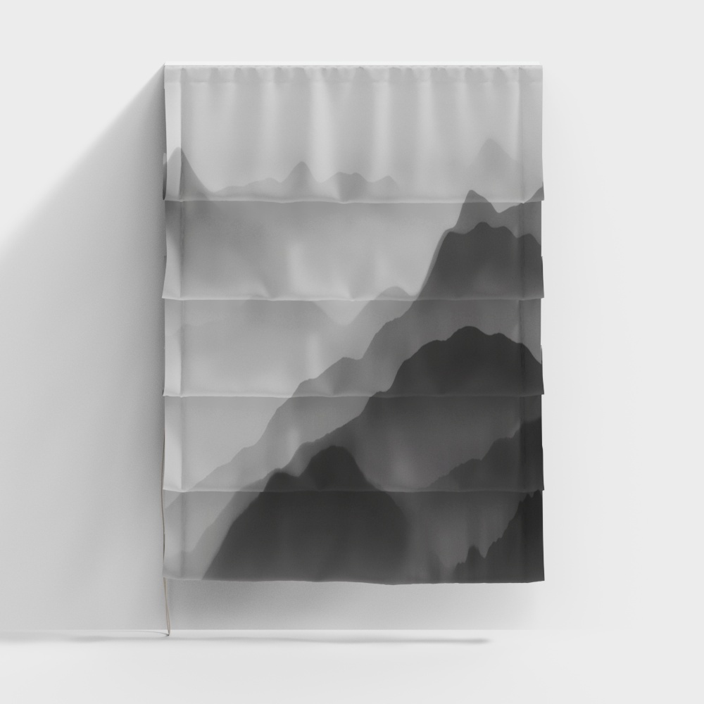 Neo-Chinese curtains