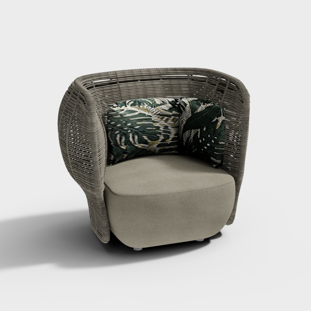 Bàn ghế giải trí ngoài trời hiện đại - Ghế ngoài trời bằng mây