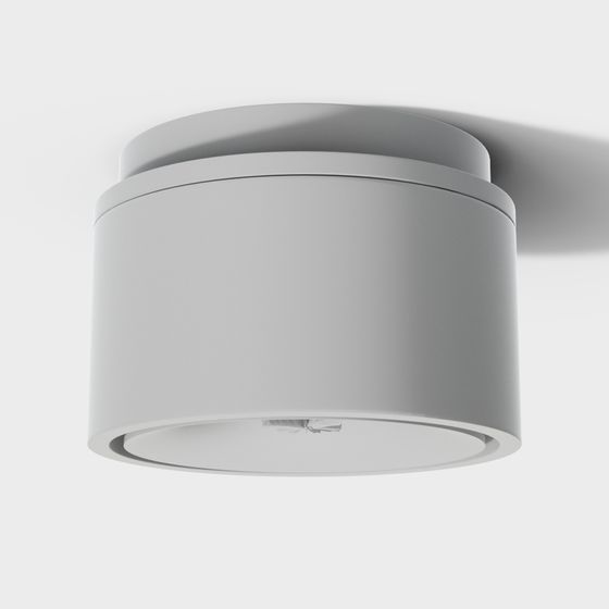 Elegant Round Pendant Light 3D model for Modern Interiors