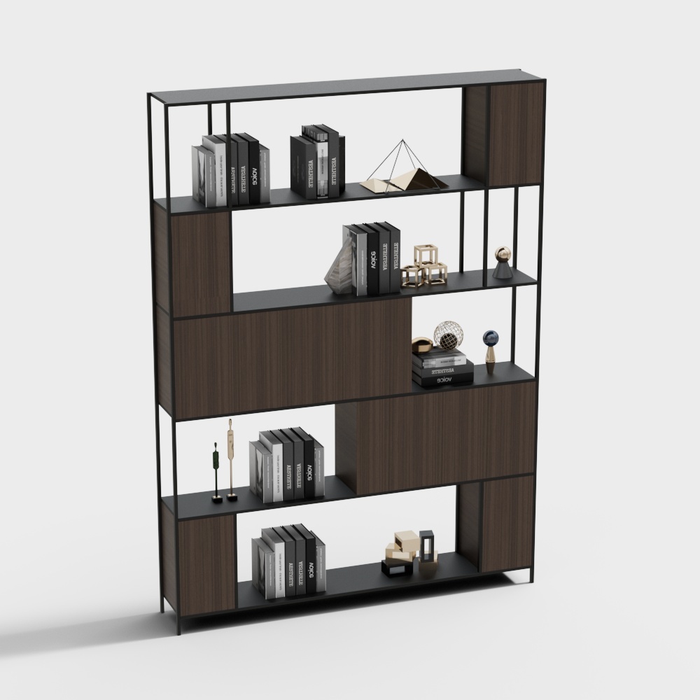 Modern decorative shelf bookshelf shelf