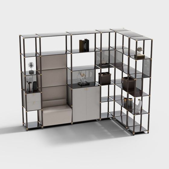 Современная библиотечная декоративная полка