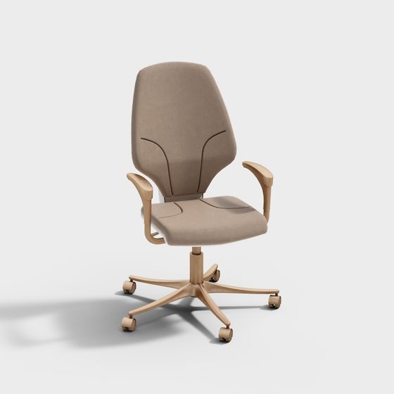 Modern Minimalist Office Chair 3D model